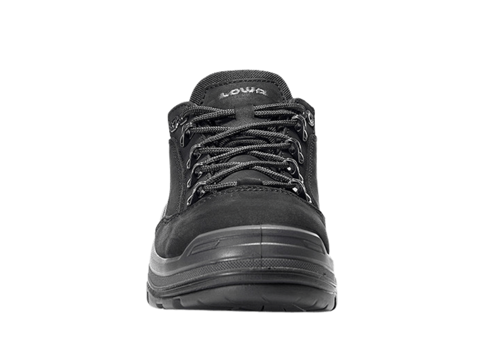 Voor aanzicht LOWA RENEGADE Work GTX black Lo S3 CI
