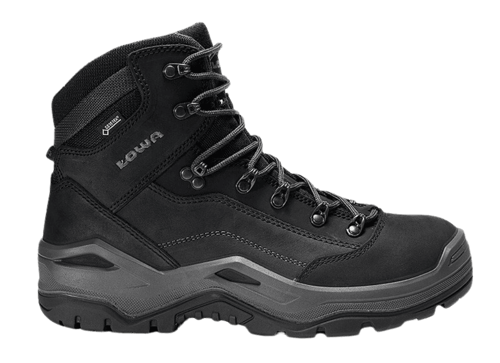 Zij aanzicht LOWA RENEGADE Work GTX black Mid S3 CI