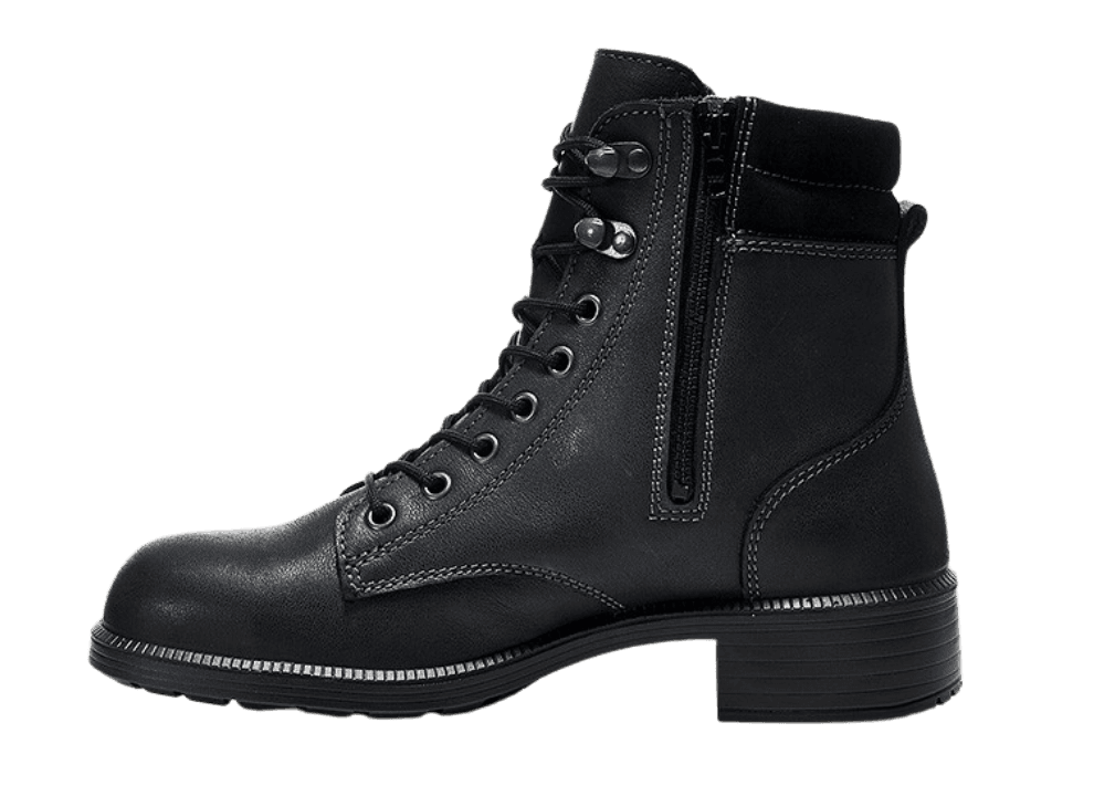 Linker aanzicht met rits Elten NIKOLA black Mid ESD S2