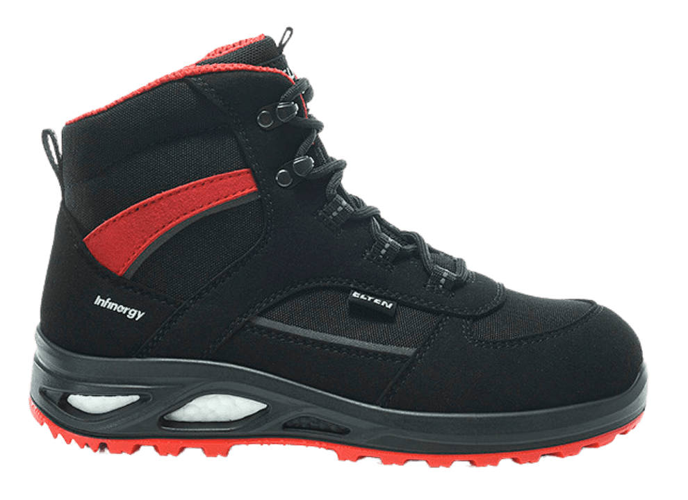Zij aanzicht Elten HANNAH XXTL black-red Mid ESD S3S