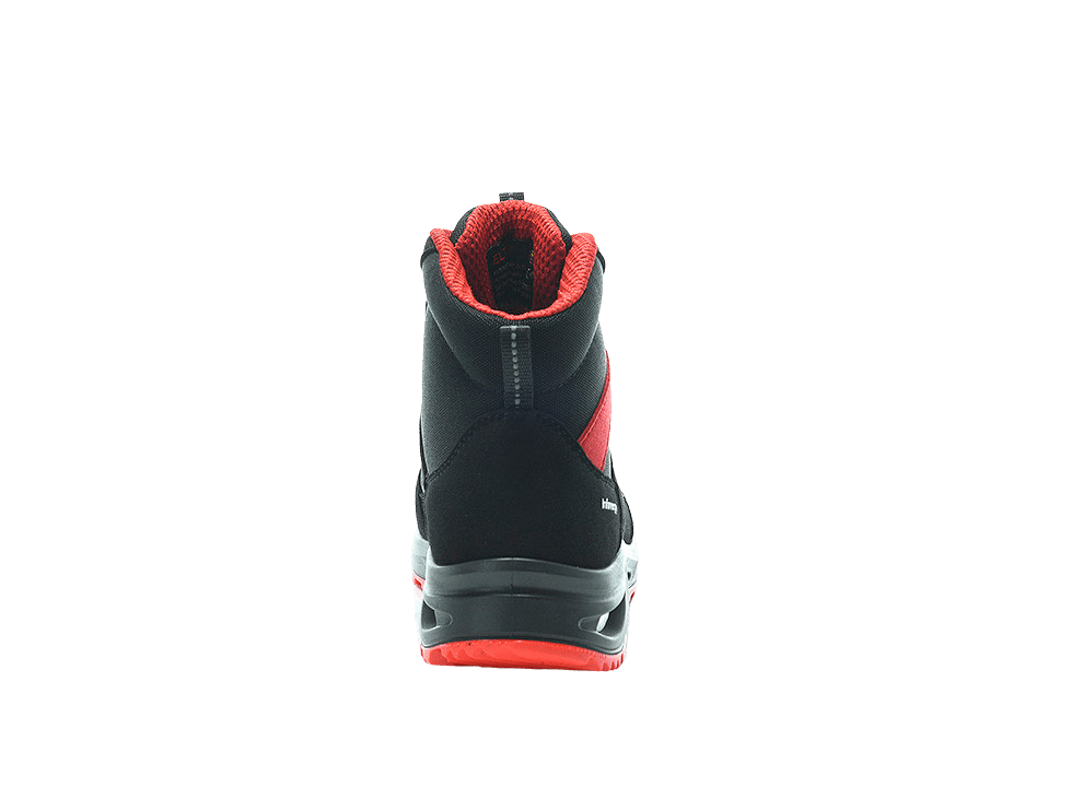 Achter aanzicht Elten HANNAH XXTL black-red Mid ESD S3S