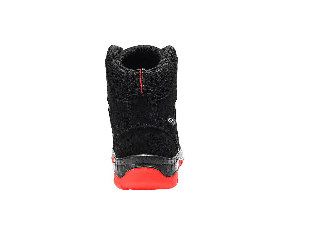 Achter aanzicht Elten MADDOX GTX W black-red mid ESD S3S CI