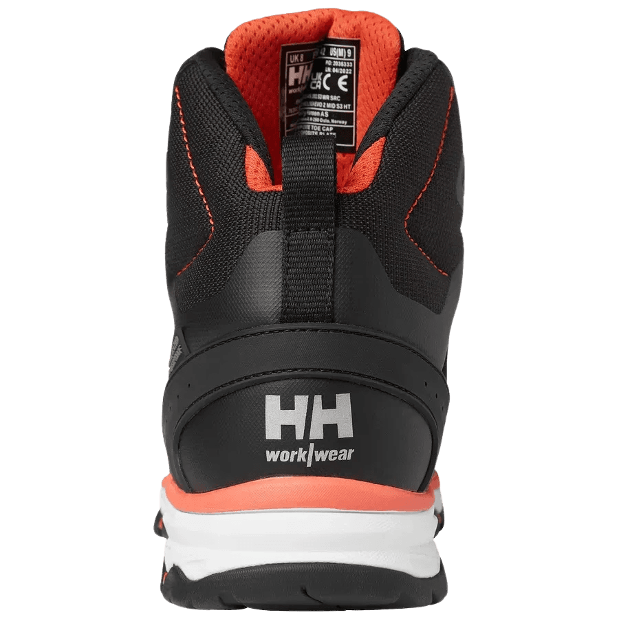 Achter aanzicht Helly Hansen Chelsea Evolution 2.0 Mid S3 HT