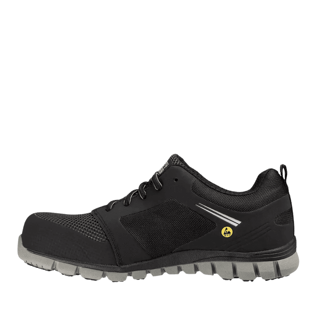 Linker aanzicht Safety Jogger Ligero S1P ESD SRC zwart