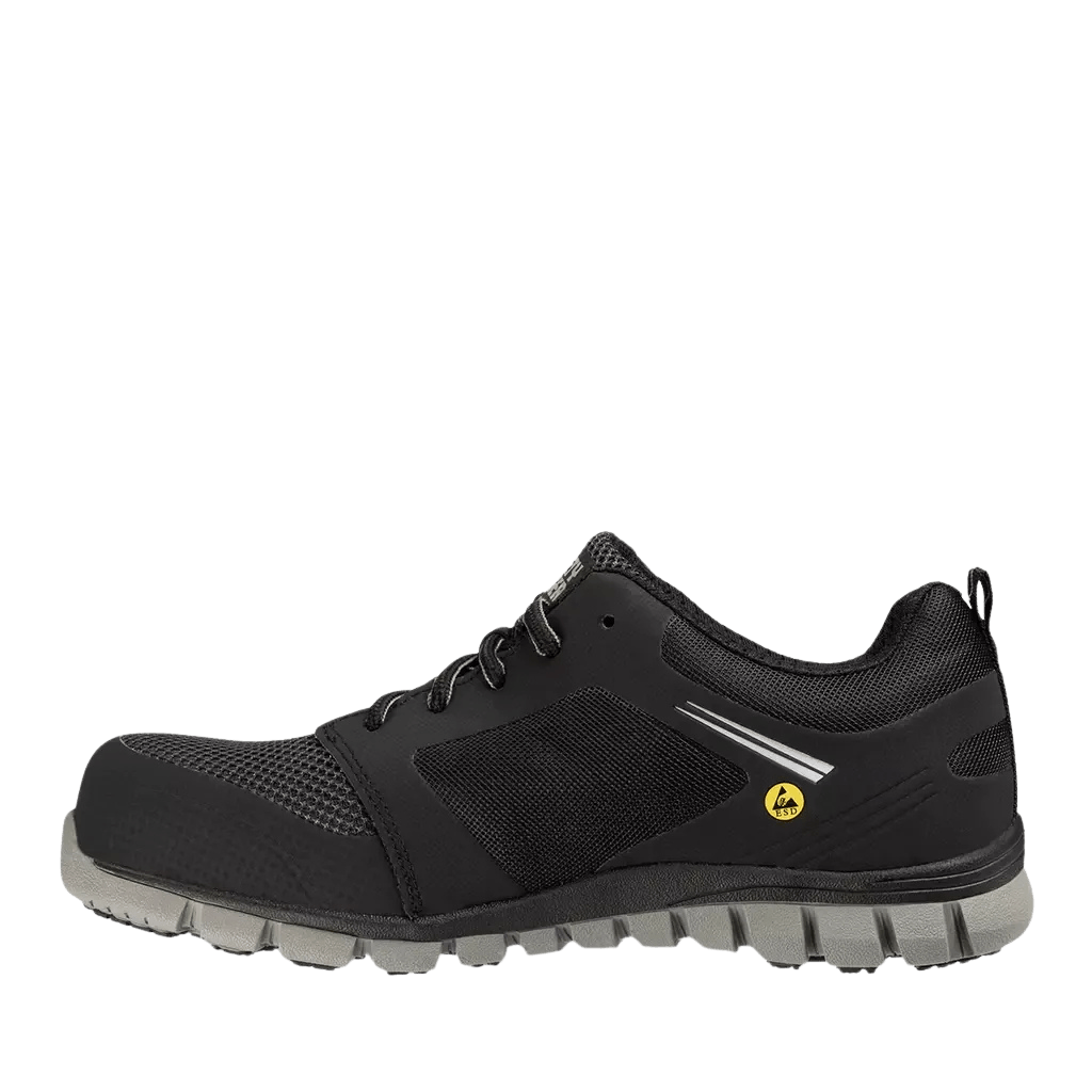 Linker aanzicht Safety Jogger Ligero S1P ESD SRC zwart