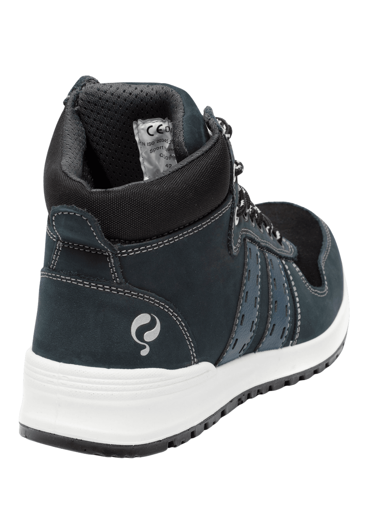 rechter achter aanzicht Quick Sport blauw hoog