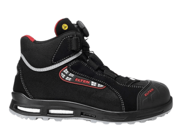 Rechter aanzicht ELTEN veiligheidsschoen halfhoog SANDER XXT Pro BOA® ESD S3S