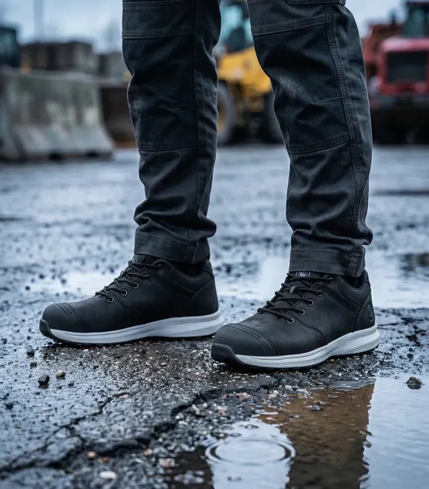 Sfeerafbeelding Python Legend Black Laag op natte bouwplaats