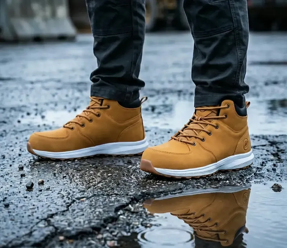 Sfeerafbeelding Python Legend Sand op natte bouwplaats