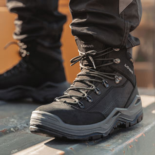 Voorlopige naam Bewonderenswaardig behang LOWA RENEGADE Work GTX black Mid S3 CI | SchoenenvanStaal